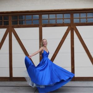 Sherri Hill Prom Dress, Royal Blue, Style: SH-52821, Size 4